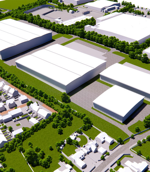 Kier Property submits a new full planning application for Logistics City Andover at Walworth Business Park