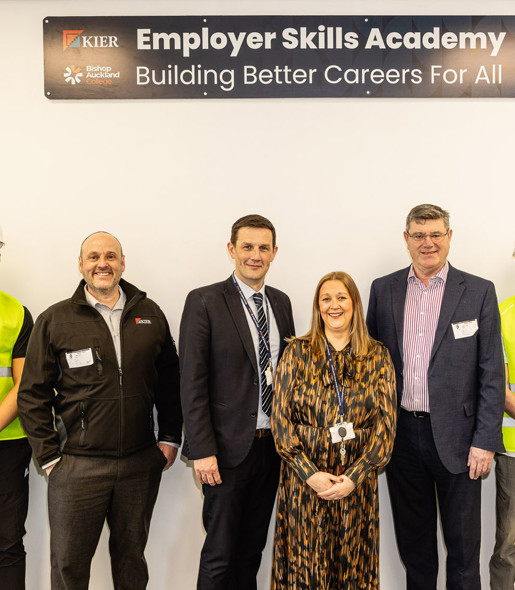 Kier and Bishop Auckland College launch new Employer Skills Academy, supporting access to employment in construction sector